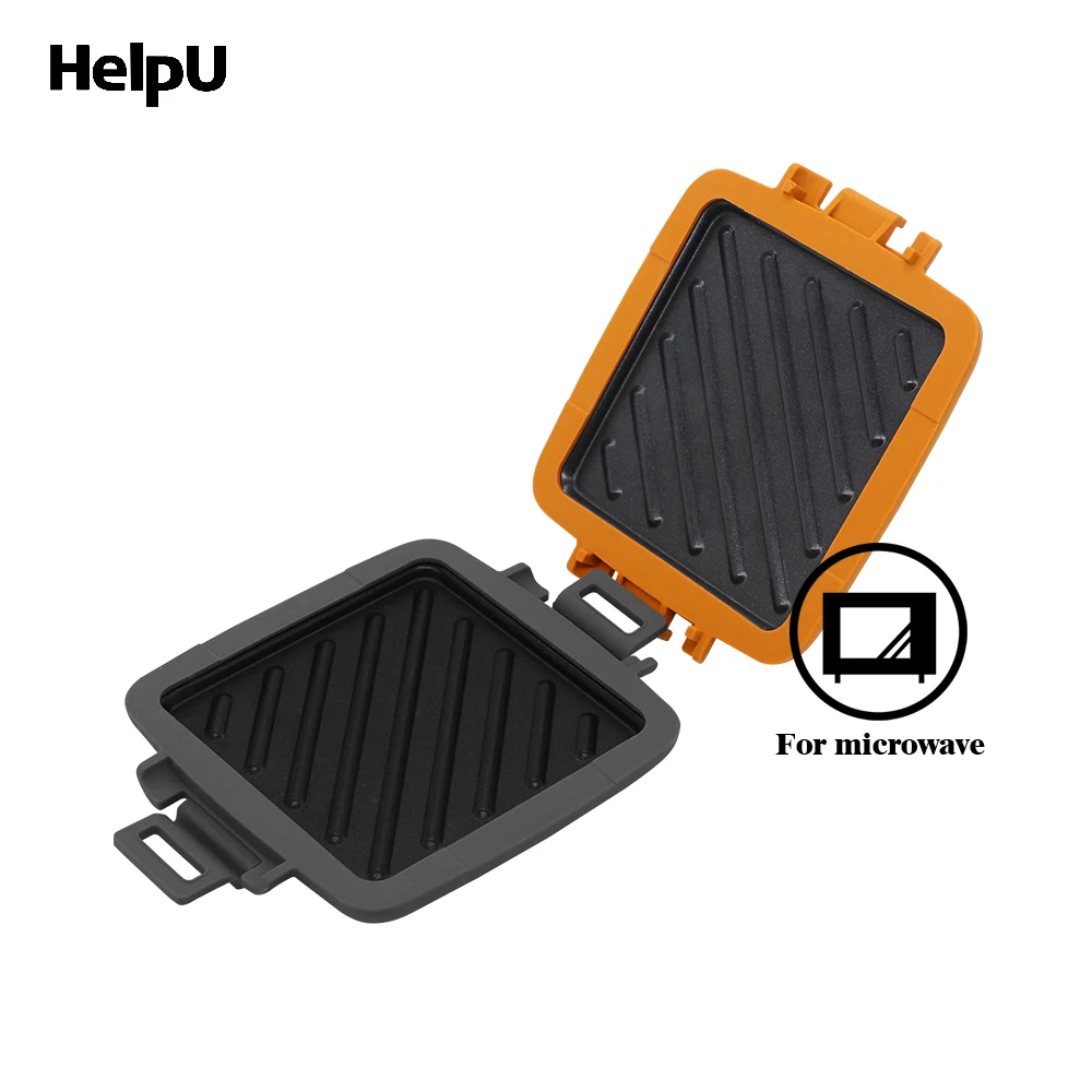 Новое поступление, сэндвич-аппарат для завтрака, съемный мини-аппарат 3 в 1 для микроволновой печи, жареный сэндвич-аппарат