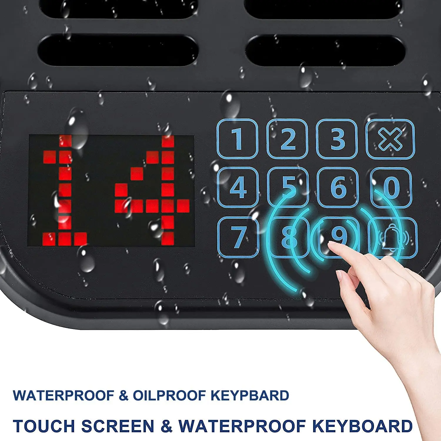 Daytech RP03 Hotels Food Truck Cafe Shop Clinic Bar Service Calling System Wireless Restaurant Pager System