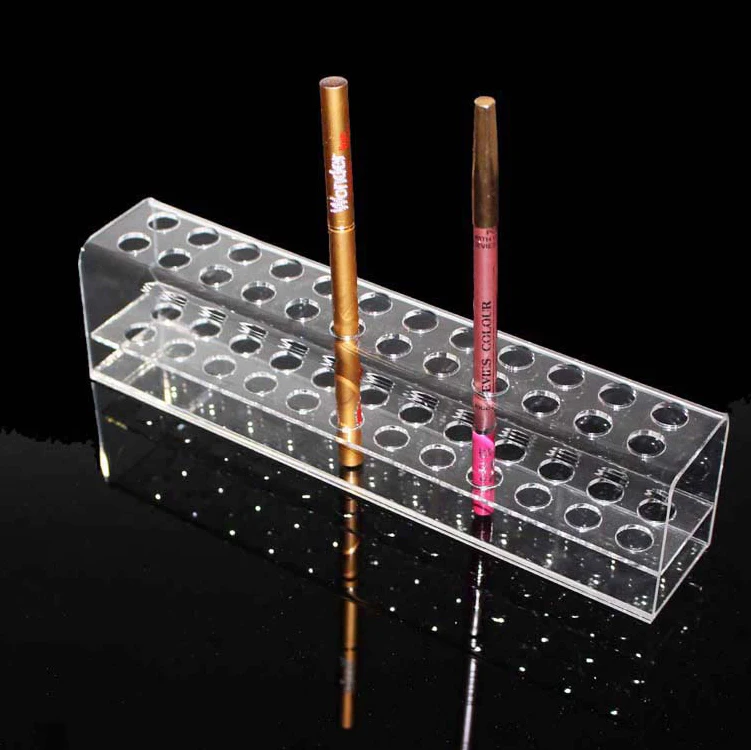 High Quality 26 Holes Acrylic Pen Pencil Stand Holder Acrylic Pen Display Rack