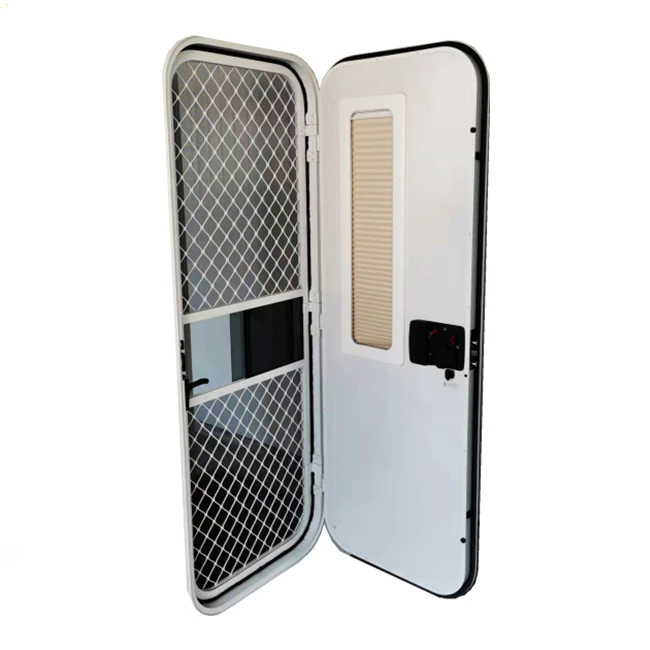 2024 TONGFA 650*1100mm aluminum alloy frame single point password lock RV motorhome Caravan camper campervan trailer entry Door