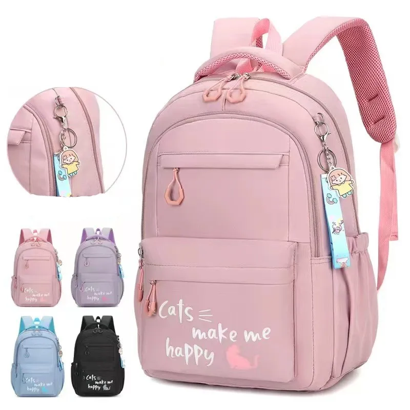 2023 new junior high school students leisure school bag girls lightweight large capacity backpack high quality