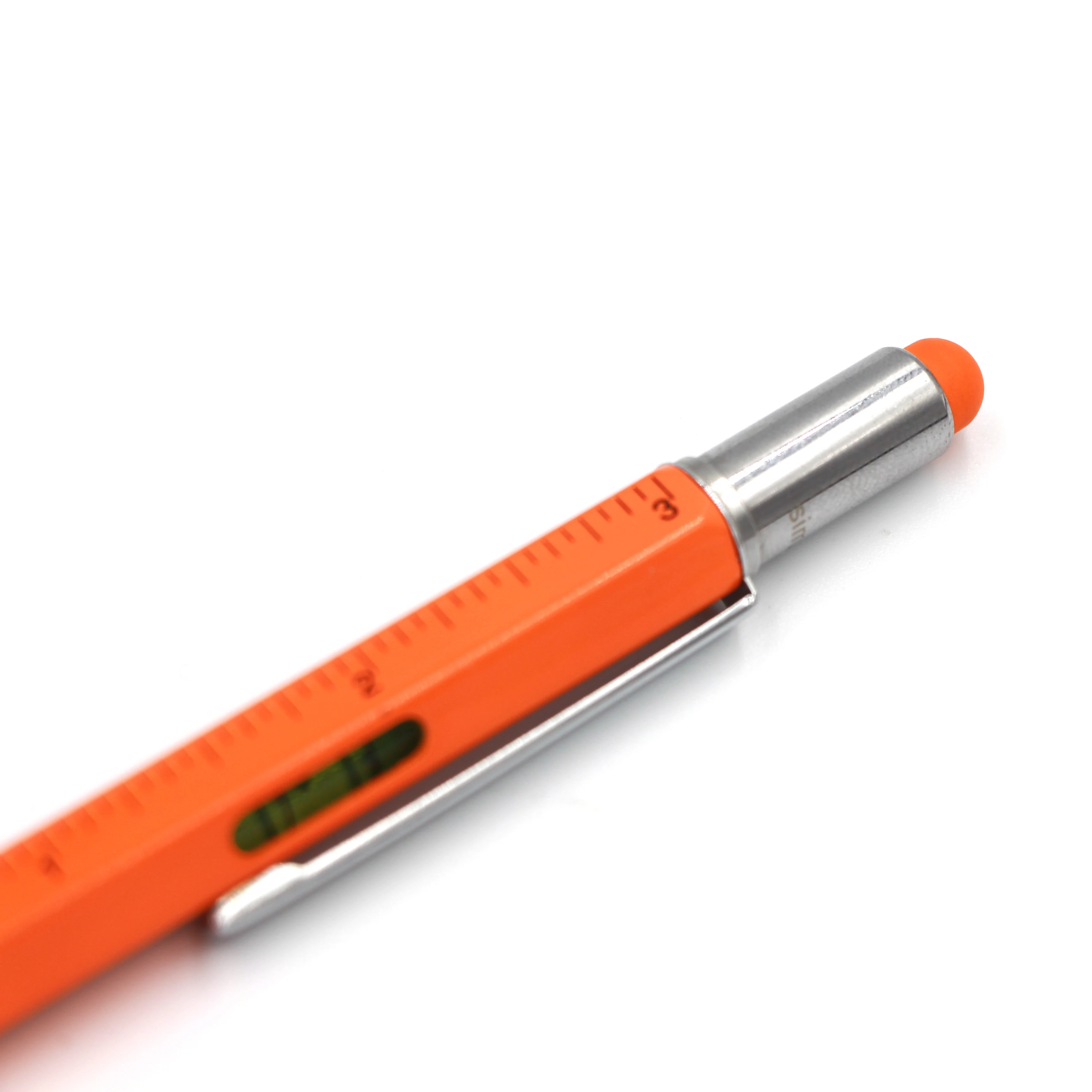 High Quality 6 In 1 Multifunction Tool Pen With Stylus Level Ruler Screwdrivers Ballpoint Pen