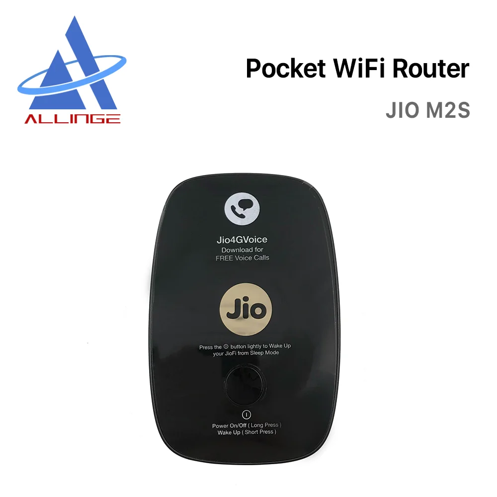  Мини-роутер ALLINGE DRD1786 JIO M2S 4G LTE разблокированный Wi-Fi роутер с чёрной SIM-картой B3 B5 B40