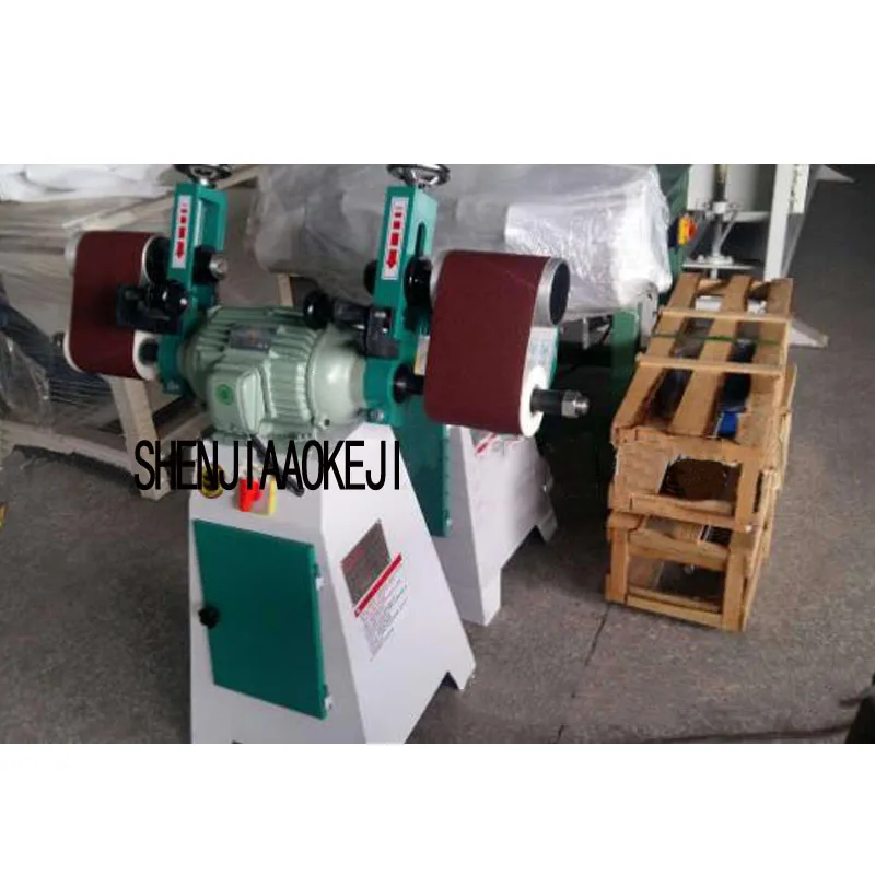 
MM2115A Horizontal double head sponge sander Vertical belt machine polishing machine Plane drawing machine 380V 1PC 