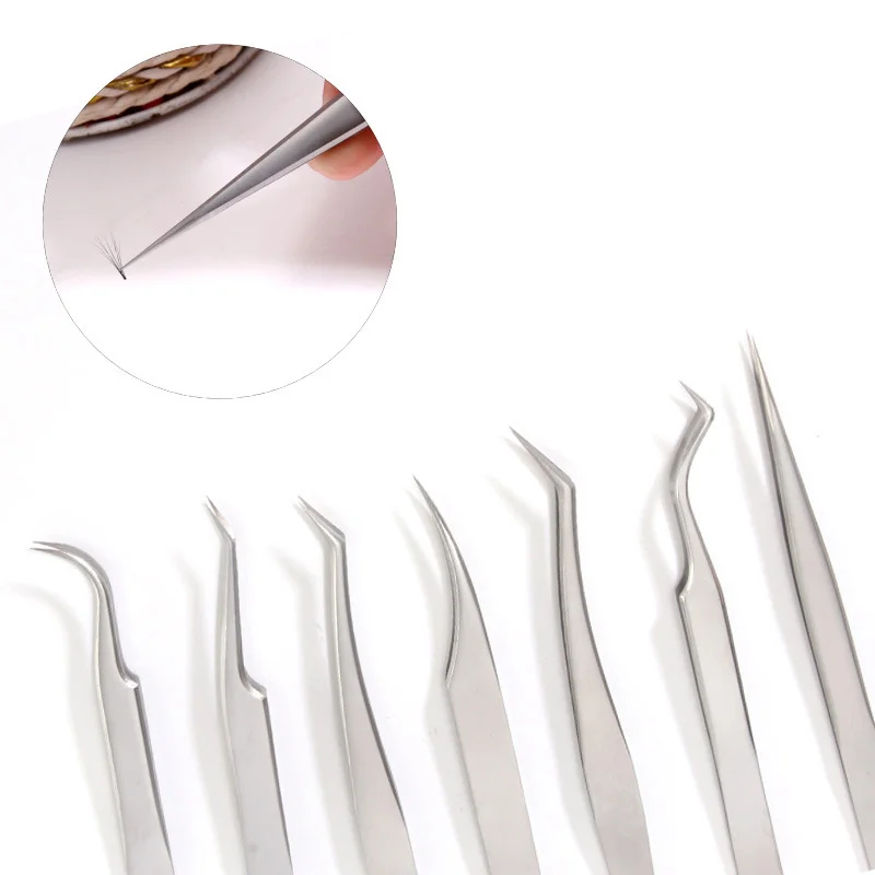 Super Solid Private Label Wholesale Eyelash Extension Tweezers