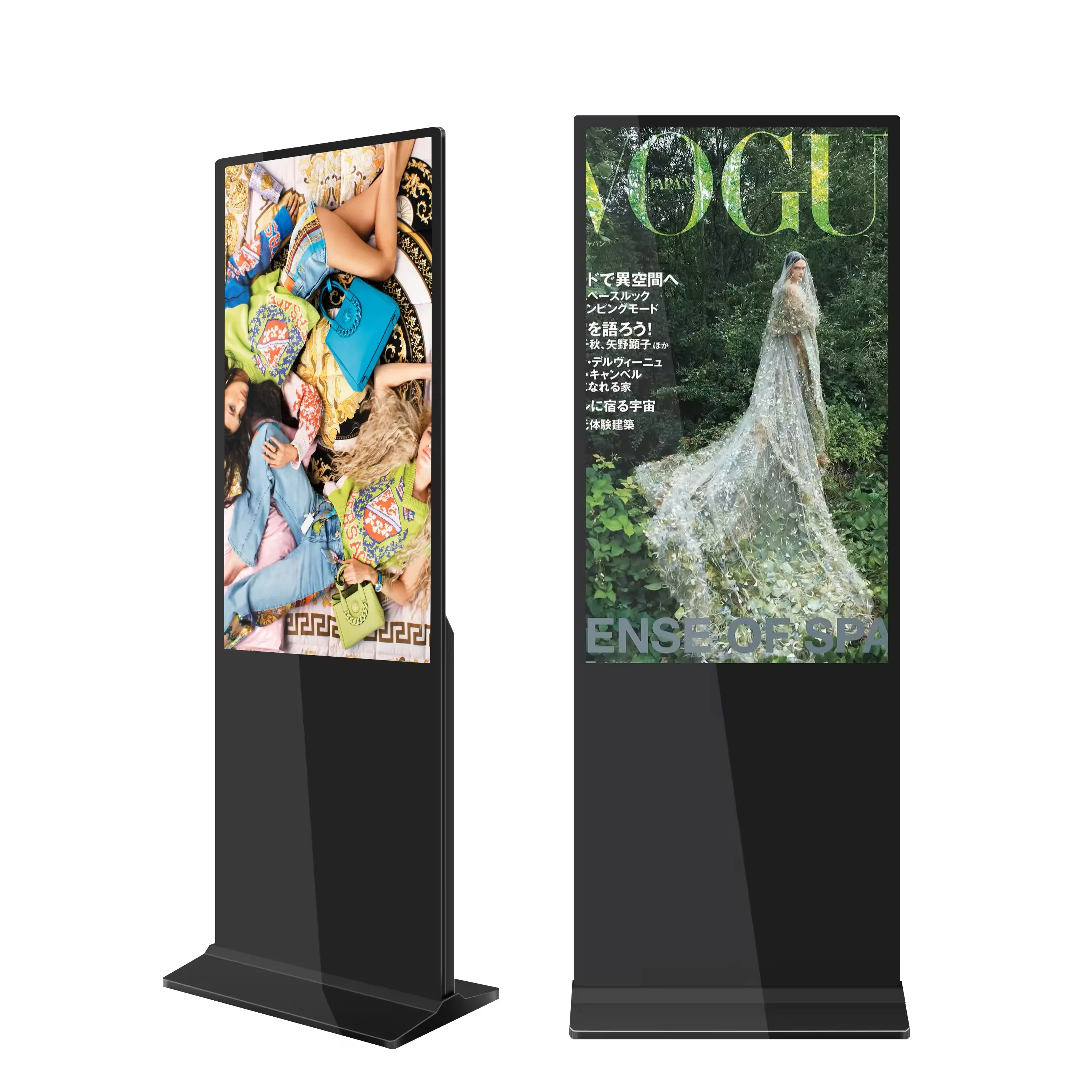 49 inch floor standing digital signage and displays LCD advertising screen Network WIFI android media Internet AD player