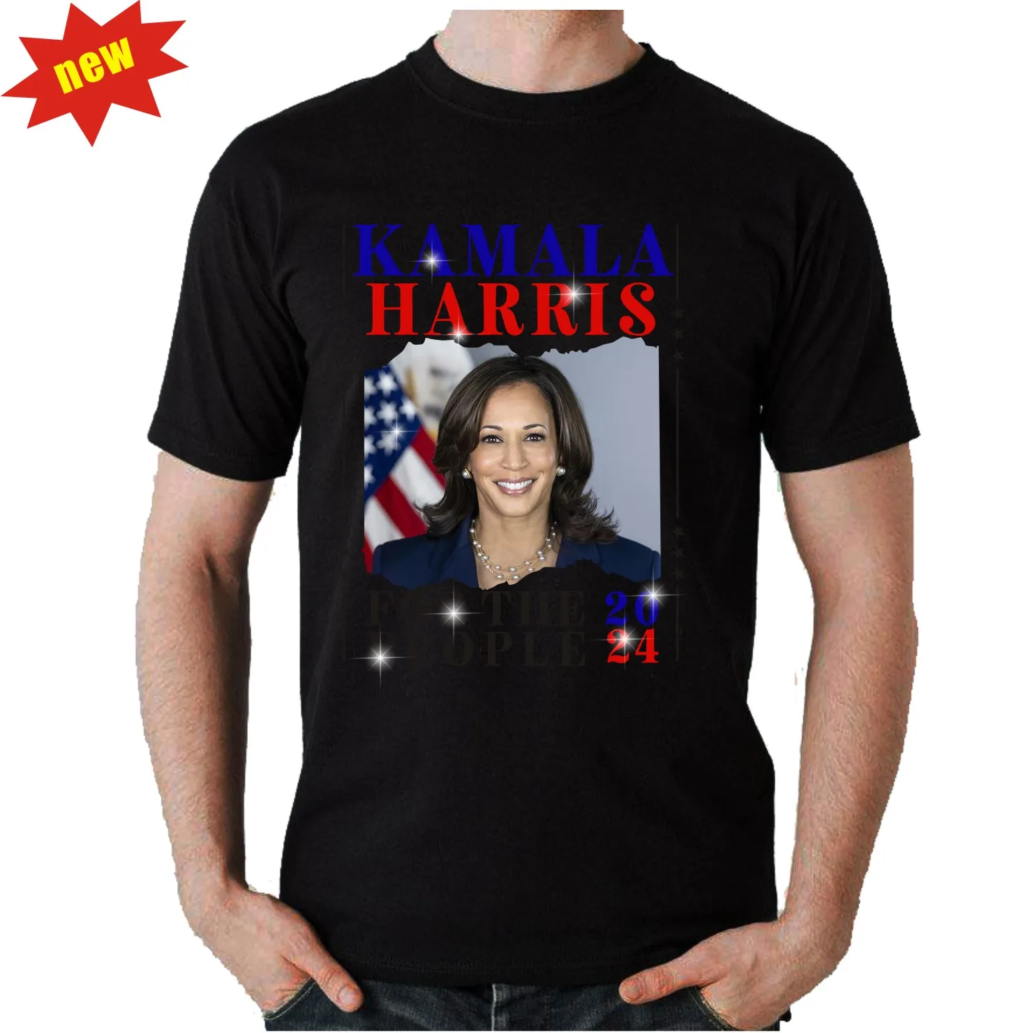 Wholesale High Quality kamala Harris Plastisol Heat Transfer Dtf Transfers Ready To Press For T Shirt