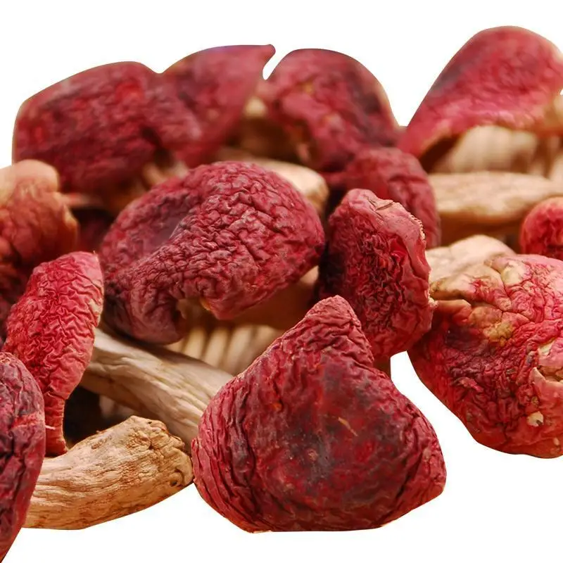 Высокое качество самый популярный сушеный красный гриб
