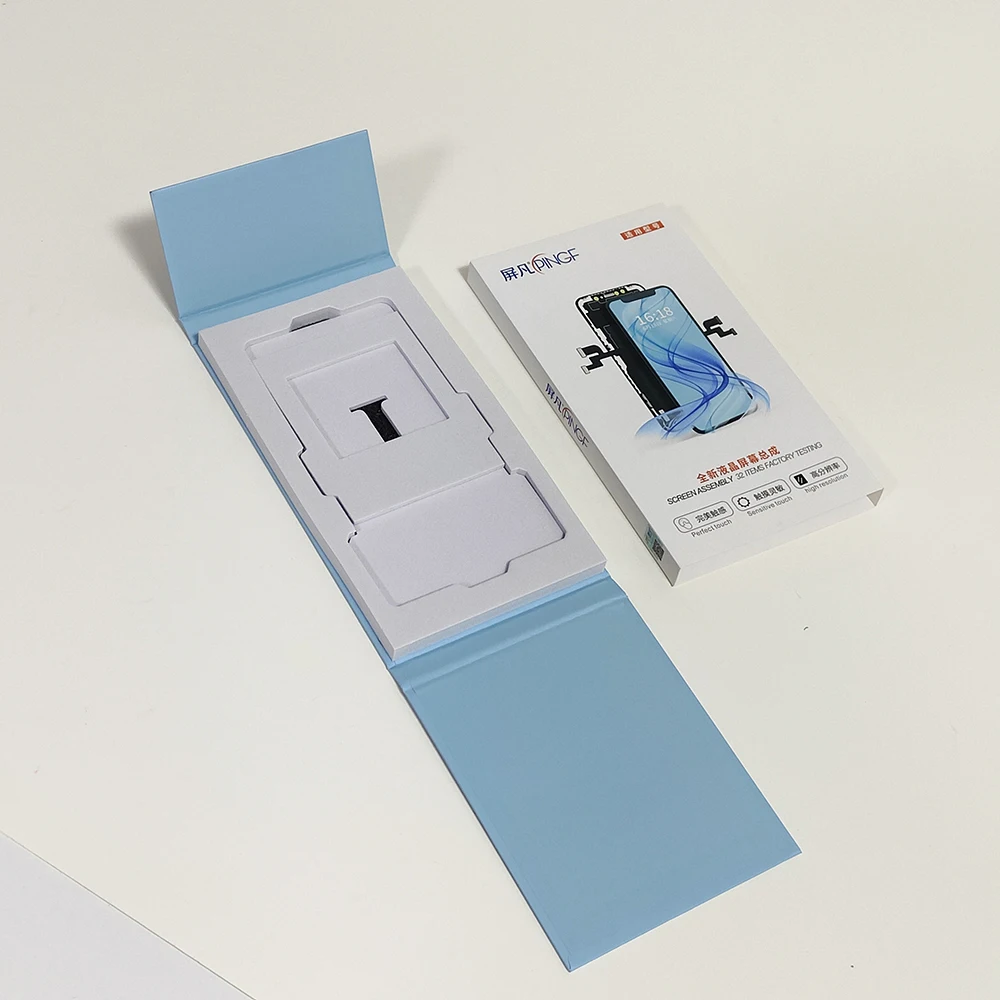 Paper Screen Protector Phone Packaging Mobile Tempered Glass Packing Box