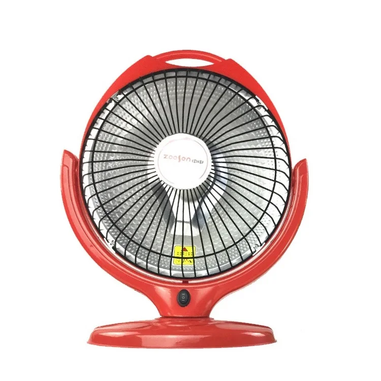 Fan Shaped Electric Heater Household Halogen Heater Home Indoor Use Carbon Fiber Table Heaters 600W