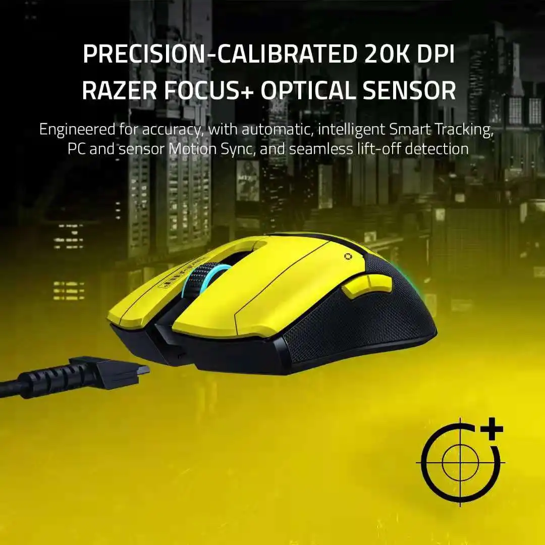Беспроводная игровая мышь Razer Viper Ultimate Lightest RGB зарядная док-станция беспроводная технология Hyperspeed оптический датчик