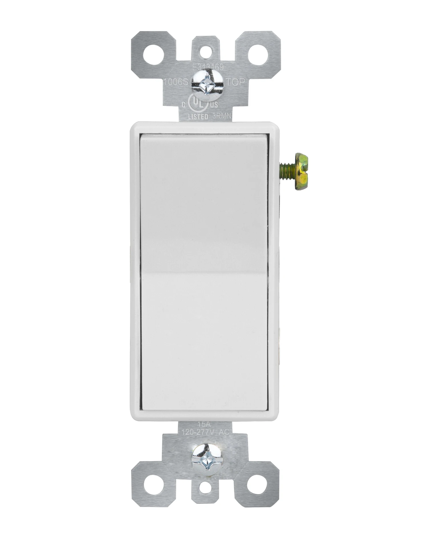 New Automatic Connection Grounded Metal Wall Box 4 Way Decorator Switch