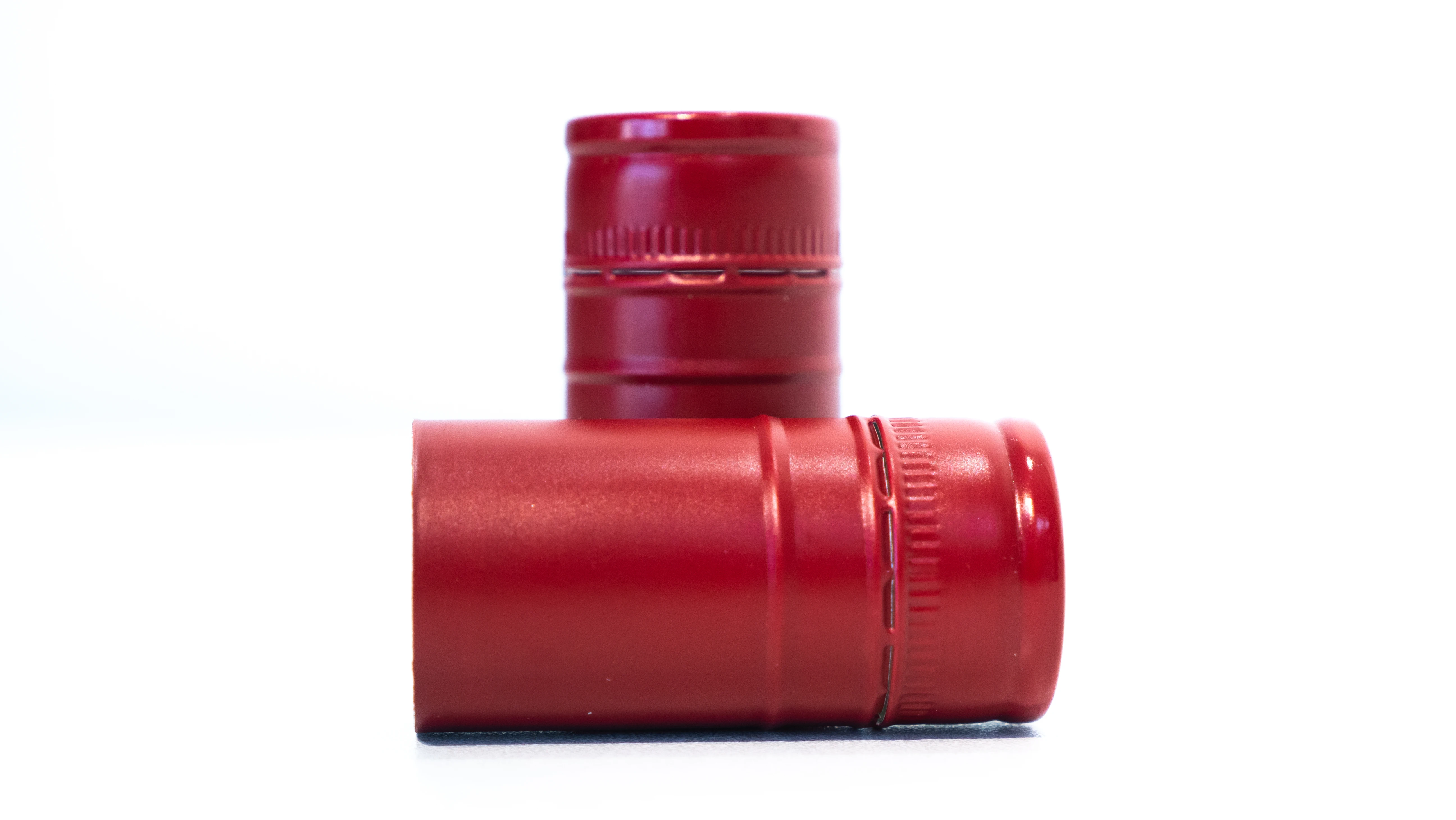 38 gold aluminum bottle temper-proof screw top cap matt silver