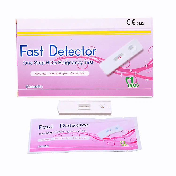 
New convenient best price baby test HCG one step pregnancy test cassette 