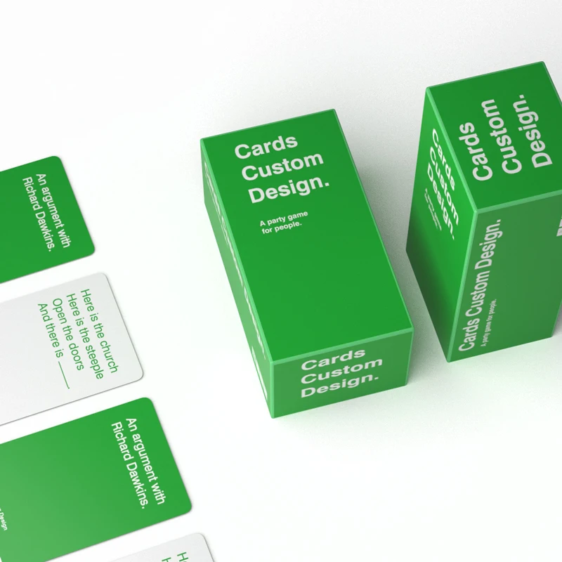 Customized Printing Humanity Against Party Game Card Funny Playing Card Games for Adult