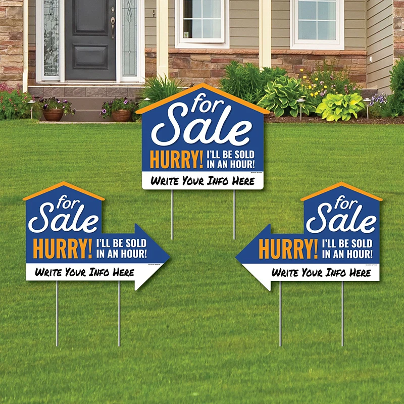 Yard Card Sets Letters Directory Signage Happy Birthday Lawn Sign Custom Decorations Yard Signs