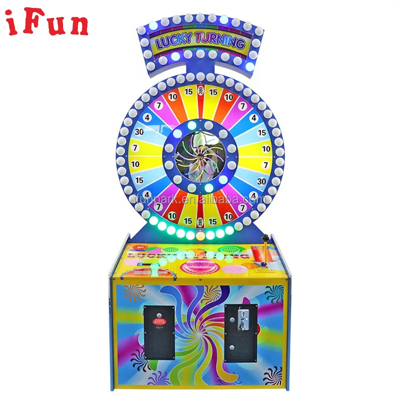 Ifun Lucky turning Coin Operated  Ticket Redemption turning Game Machine