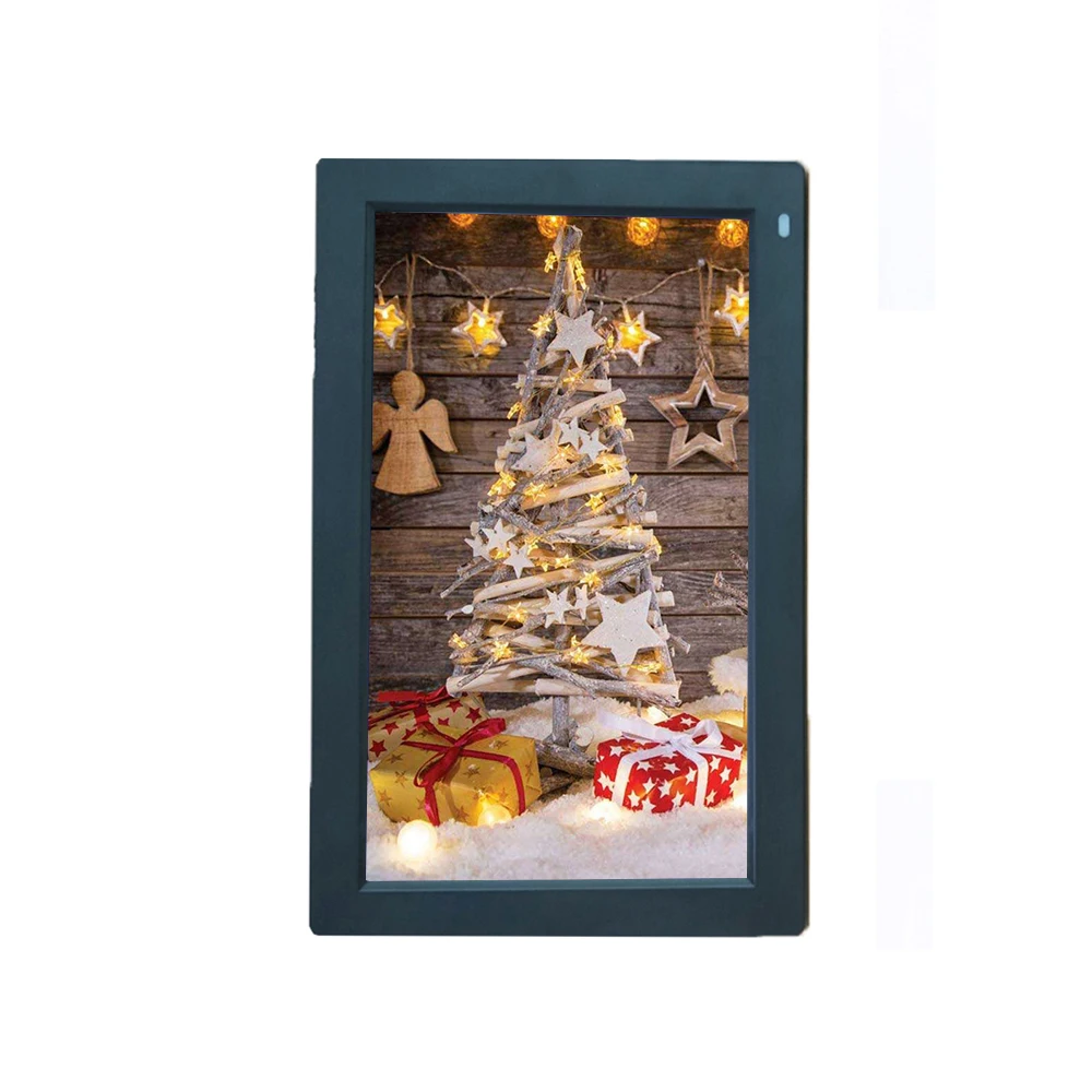 Vertical advertising display screen video player HD Video digital frame high resolution IPS 13 inch digital photo frame