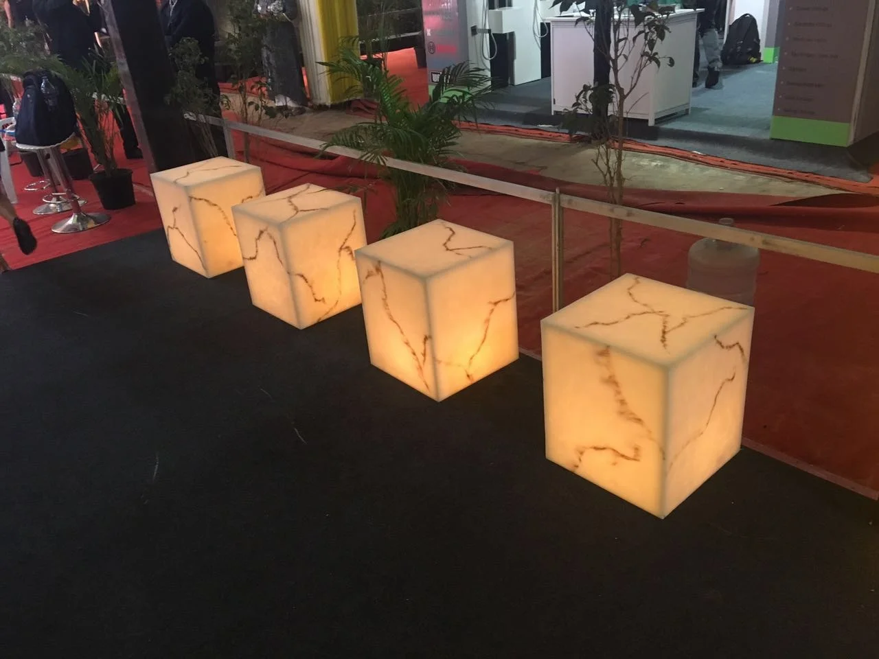Transparent Faux Alabaster Marble Stone Panel