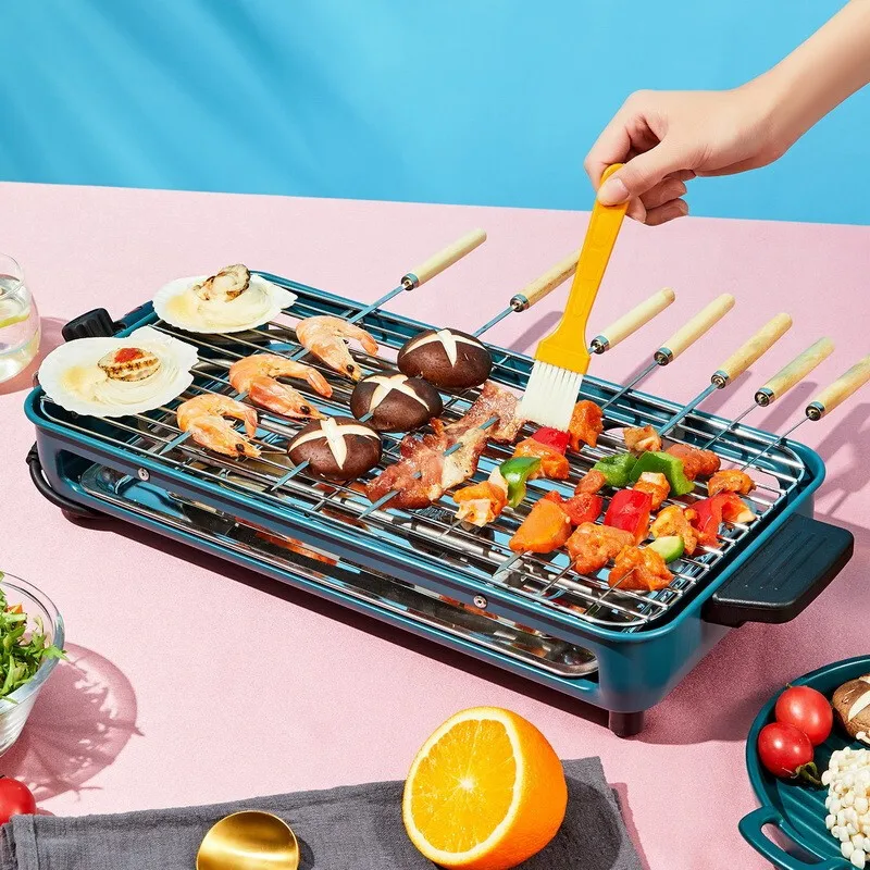 2 in 1Electric grill domestic electric grill smokeless grill