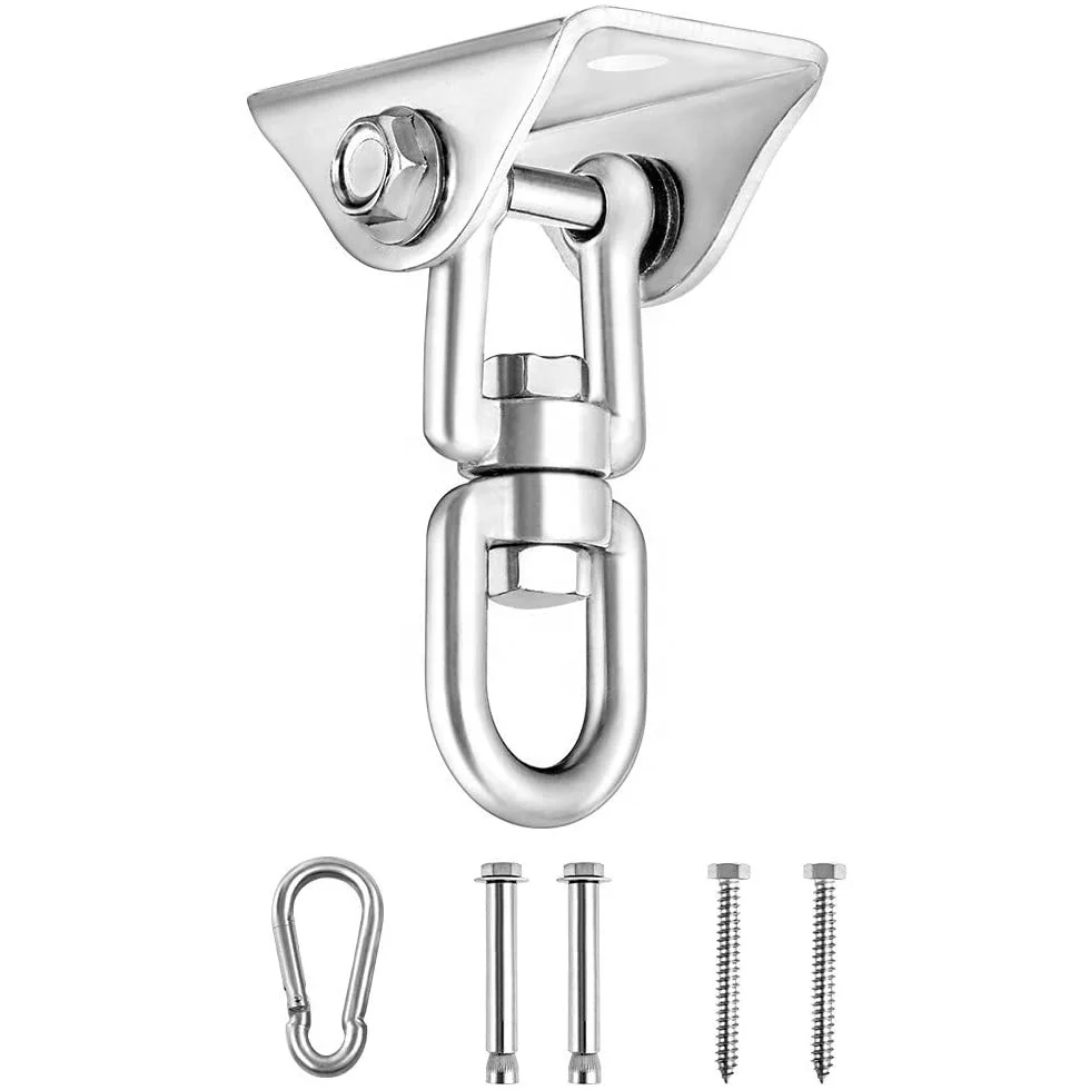 304 Stainless Steel Swing Hanging Hooks For Concrete Wooden Trapeze Yoga