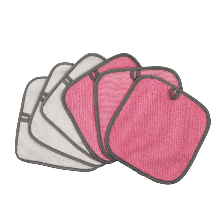 
Women Multi colour Microfiber Soft Absorption Rectangle Square Round Shape SPA Face Custom Towel Cleaning Make Up Removal Towel 