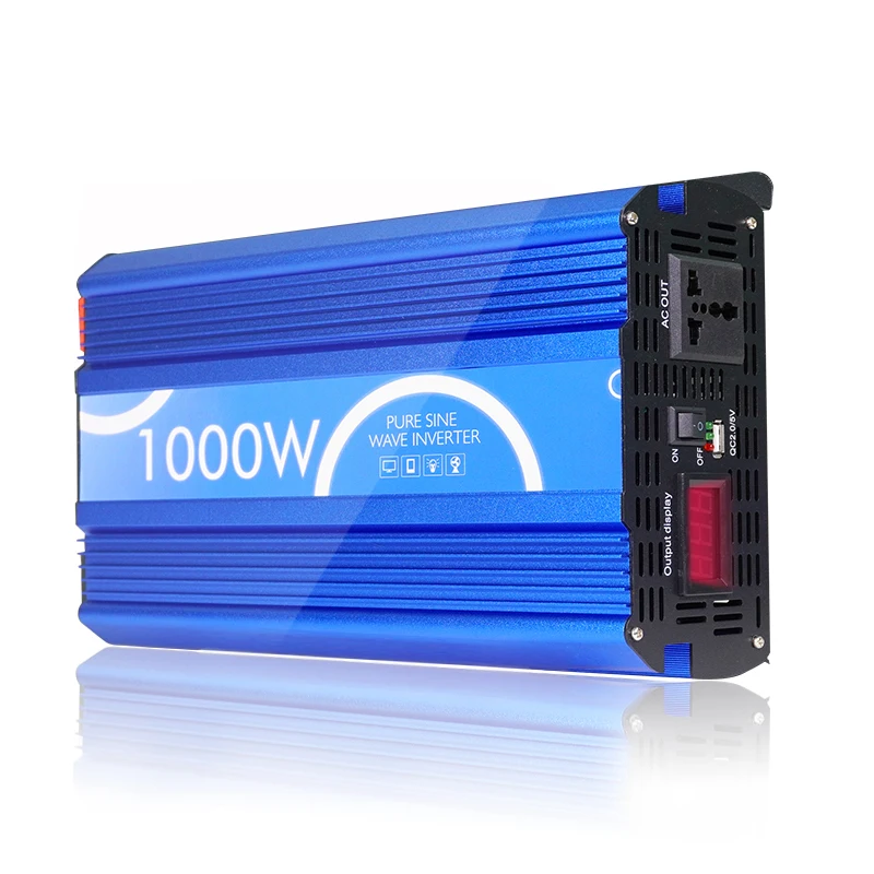 High Frequency 12v 24v Dc To Ac Solar Power Inverter 1000watt 3000watt Off Grid Pure Sine Wave Inverter For Solar Power System