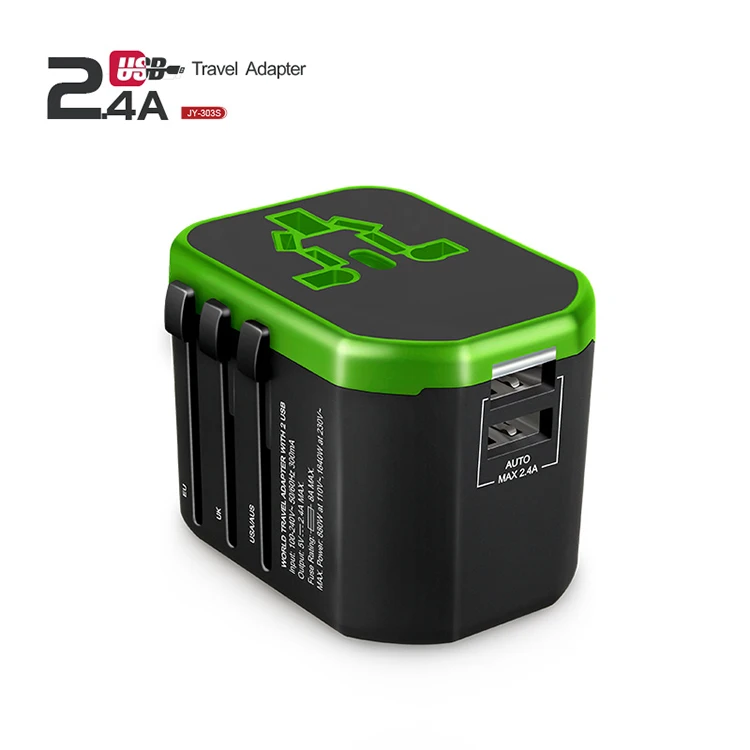Универсальный адаптер для путешествий Электрический подарок предметы world travel адаптер с двойным usb