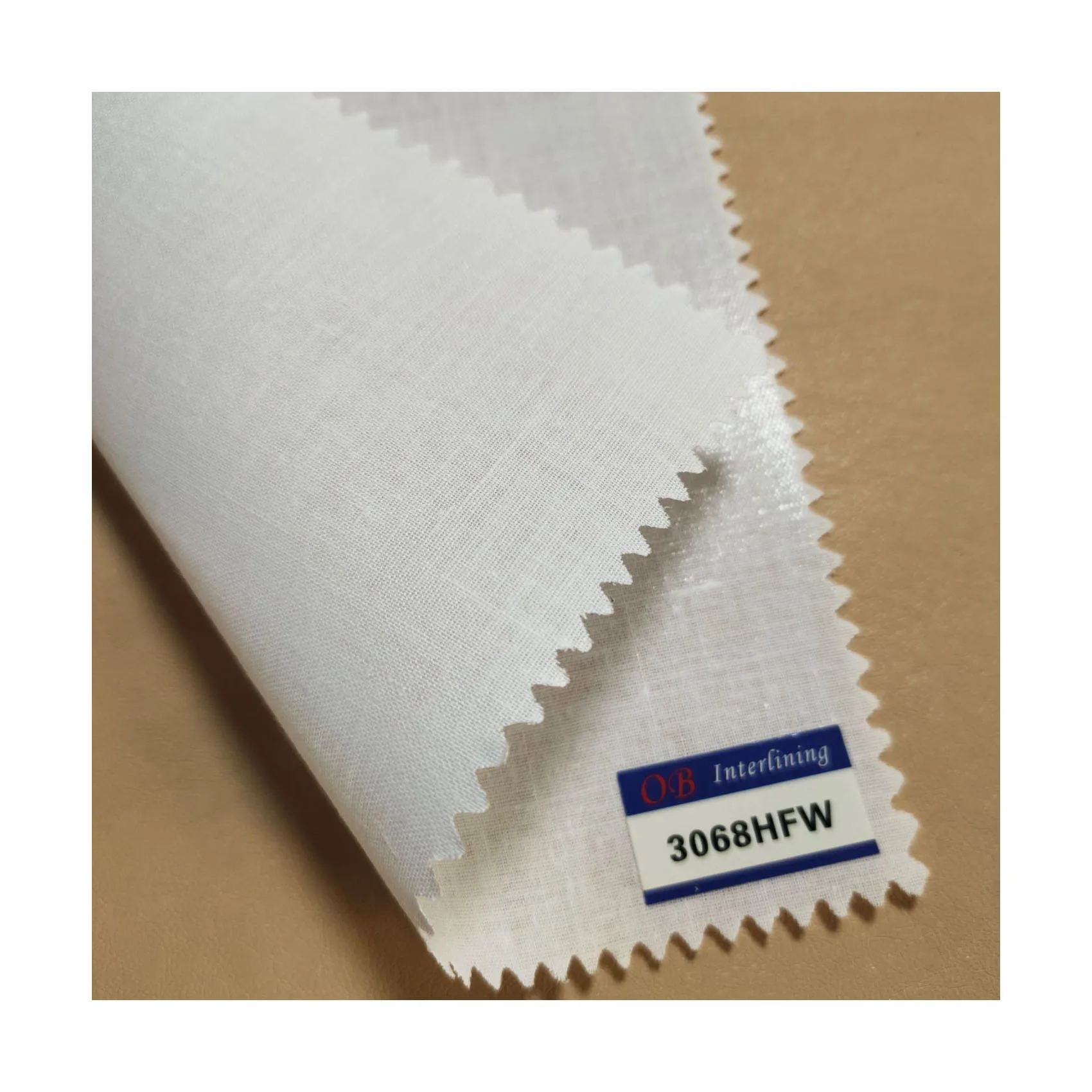 Custom Woven Fusible Interlining Cotton Buckram Cotton Fabric Interlinings & Linings for Garment Availabe OEM.ODM Designs