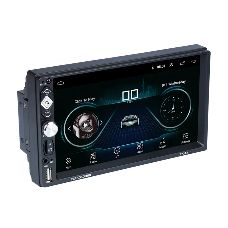 2 Din Android 8 1 автомобильный стерео GPS навигатор сенсорный экран MP5