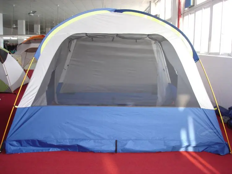 OEM/ODM Comfortable Alu Pole Family Group Easy Setup Car Camping Cabin Tent for Travel Adventure Large Space