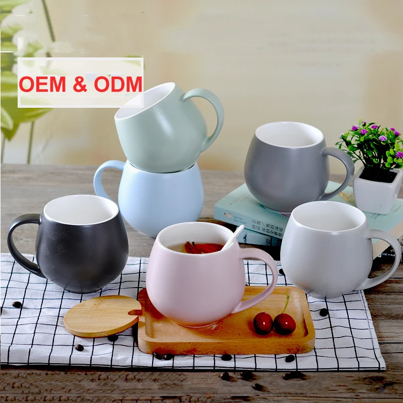 2021 quality custom cute lovely matt colored porcelain coffee cup blank candy colorful ceramic mug with logo or pattern