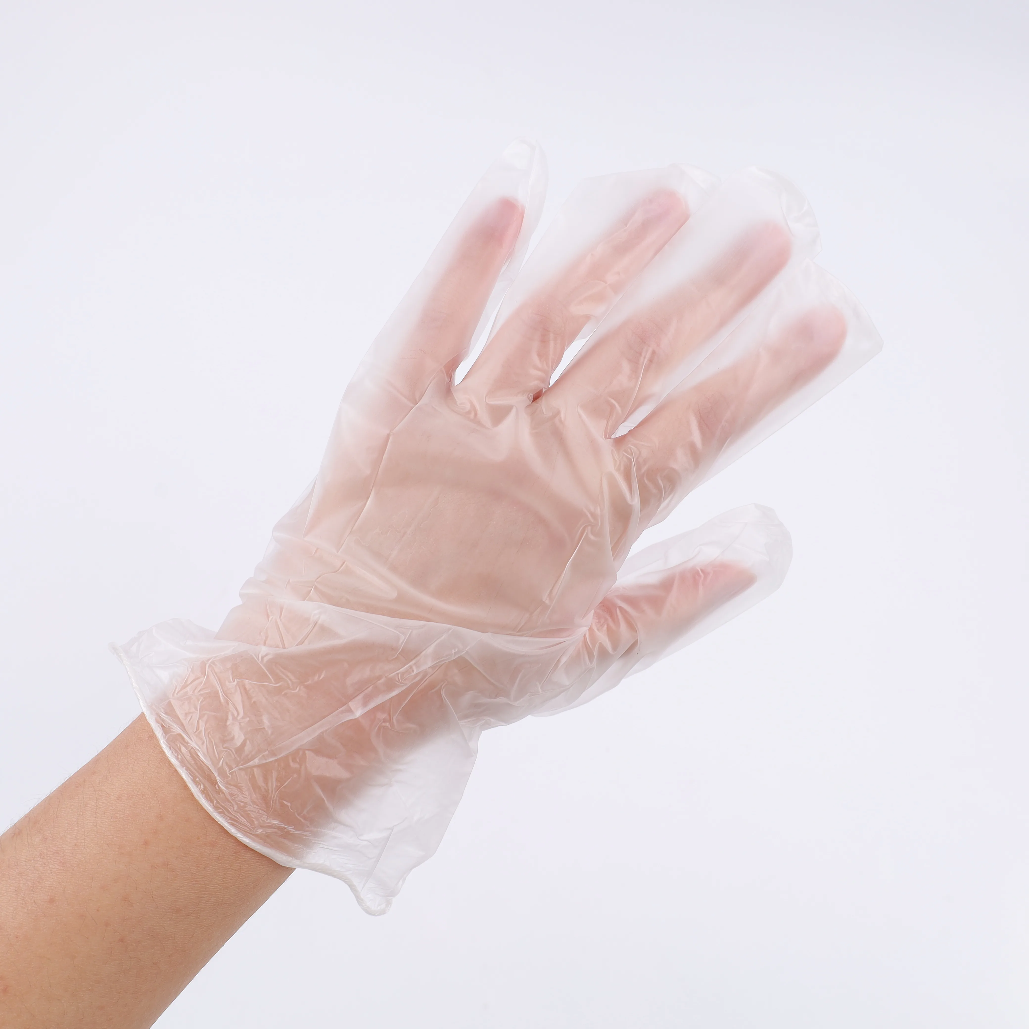 Hot Selling China Manufacturer Durable Custom Household Gloves PE High Quality Clear Gloves