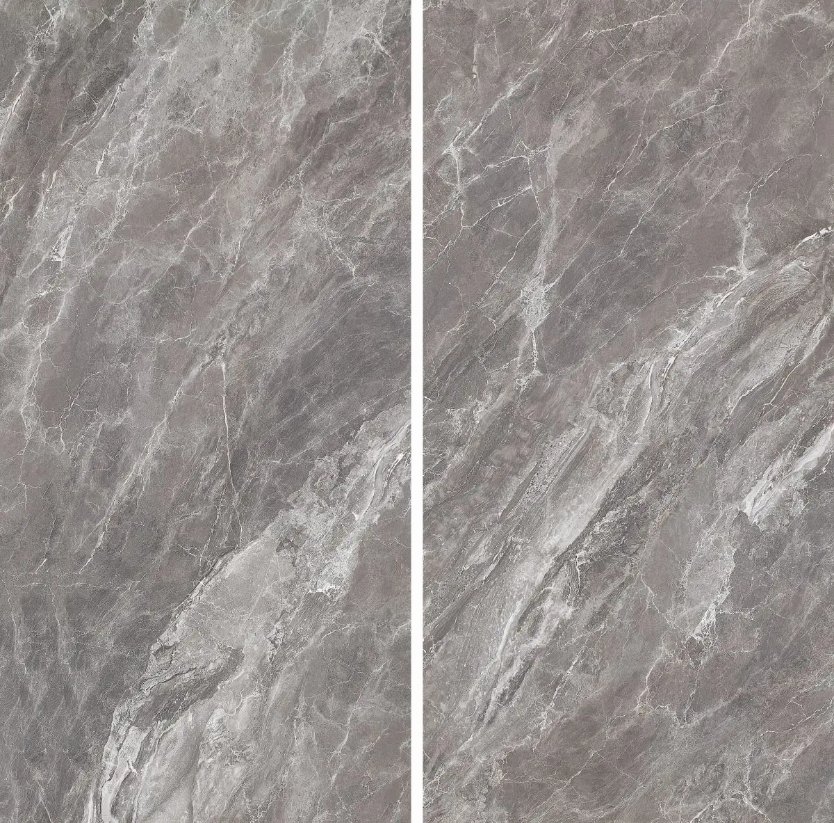 Tile Flooring Full Body Glazed Tuile High Glossy Browns Color Stone Porcelain Tiles