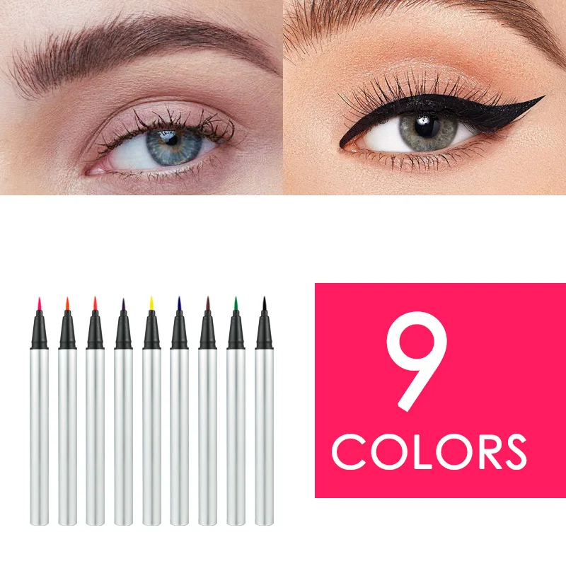 Black Eye Liner Pen Makeup Waterproof Magnetic Eyeliner Stencil Pen Private Label Liquid Eyeliner