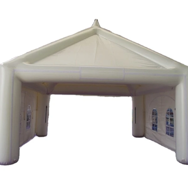 Customized size large outdoor oxford inflatable white marquee tent for wedding party