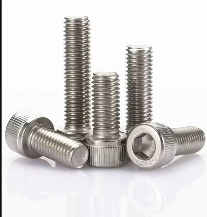 ss304 ANSI/ASME B18.3LSH 4#-40*3/16 White hexagon thin cylindrical head machine screw