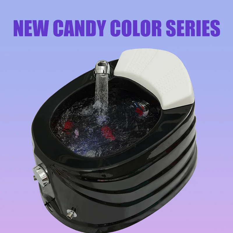 CE Approved Golden Pedicure basin for Lady  Beauty Salon Foot Spa Machine Salon With Jet And Color Lights