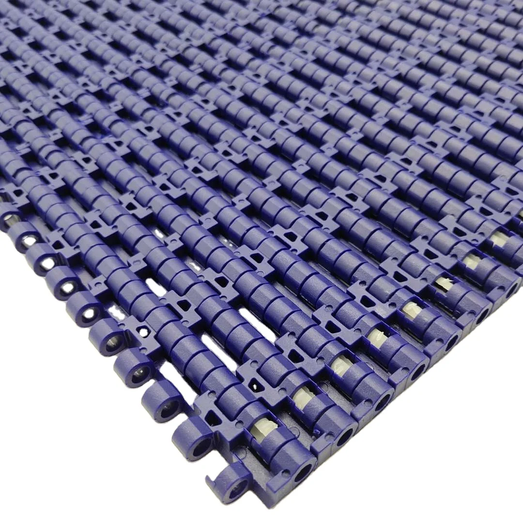 high quality food grade modular belt    delrin conveyor chains   side Flex Plastic belt top chains    modular belt