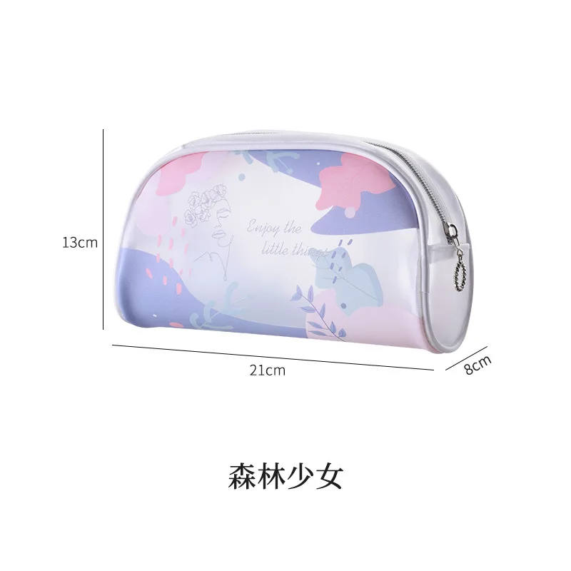 2023 New Cheap Clear Pvc Packaging Travel Shopping Cosmetic Bag Customized Logo Transparent Large Pvc Transparent Tote Gifts Bag