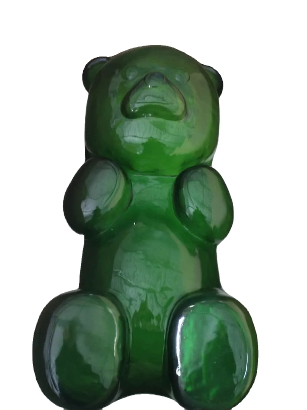 Store Promotional Visual Merchandising Transparent Resin Gummy Bear Statue