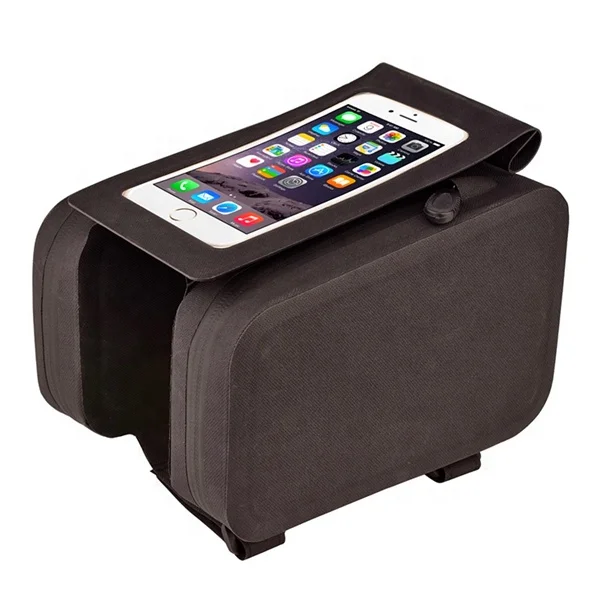 Cycling Equipment Mountain Bike Beam Touch Screen Mobile Phone Waterproof Front Frame Bicycle Phone Bag