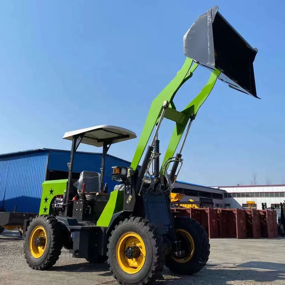 2022 newly mini wheel loader 0.6t 1t 1.5t 1.6t 1.8t 2t 2.2t 2.5t 3t electric underground multi terrain loader with crane bucket
