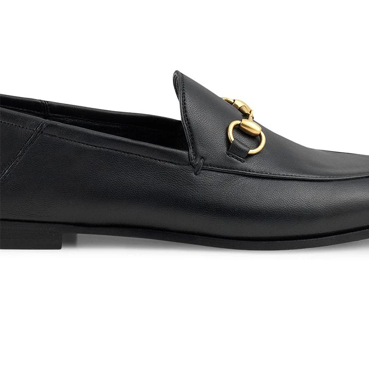 Classic Leisure Hard-wearing Luxury Shoes Women Cow Leather Loafers Elegant Ballet leather outsole loafer