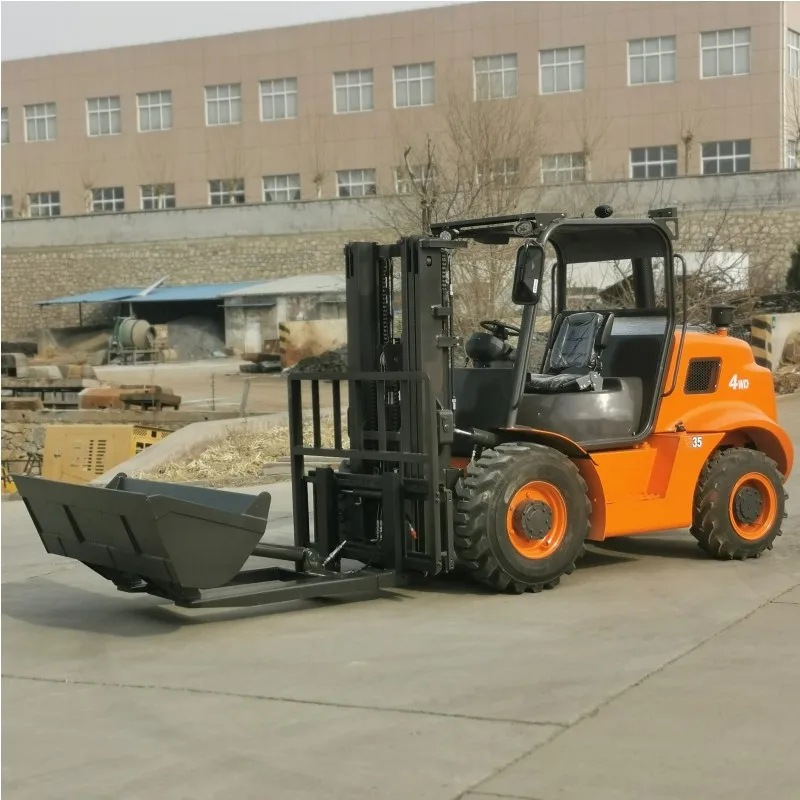 triplex mast forklift 3.5 ton Diesel forklift with Xinchai engine and side shifter