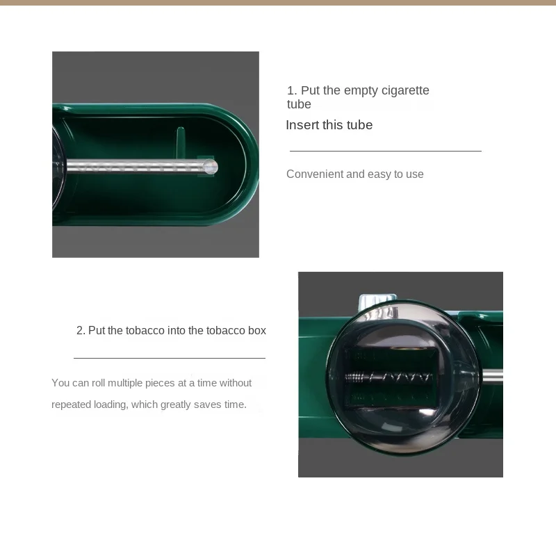 RY5518  tobacco rolling machine smoking accessories cigarette injoctor machine electric cigarette rolling machine