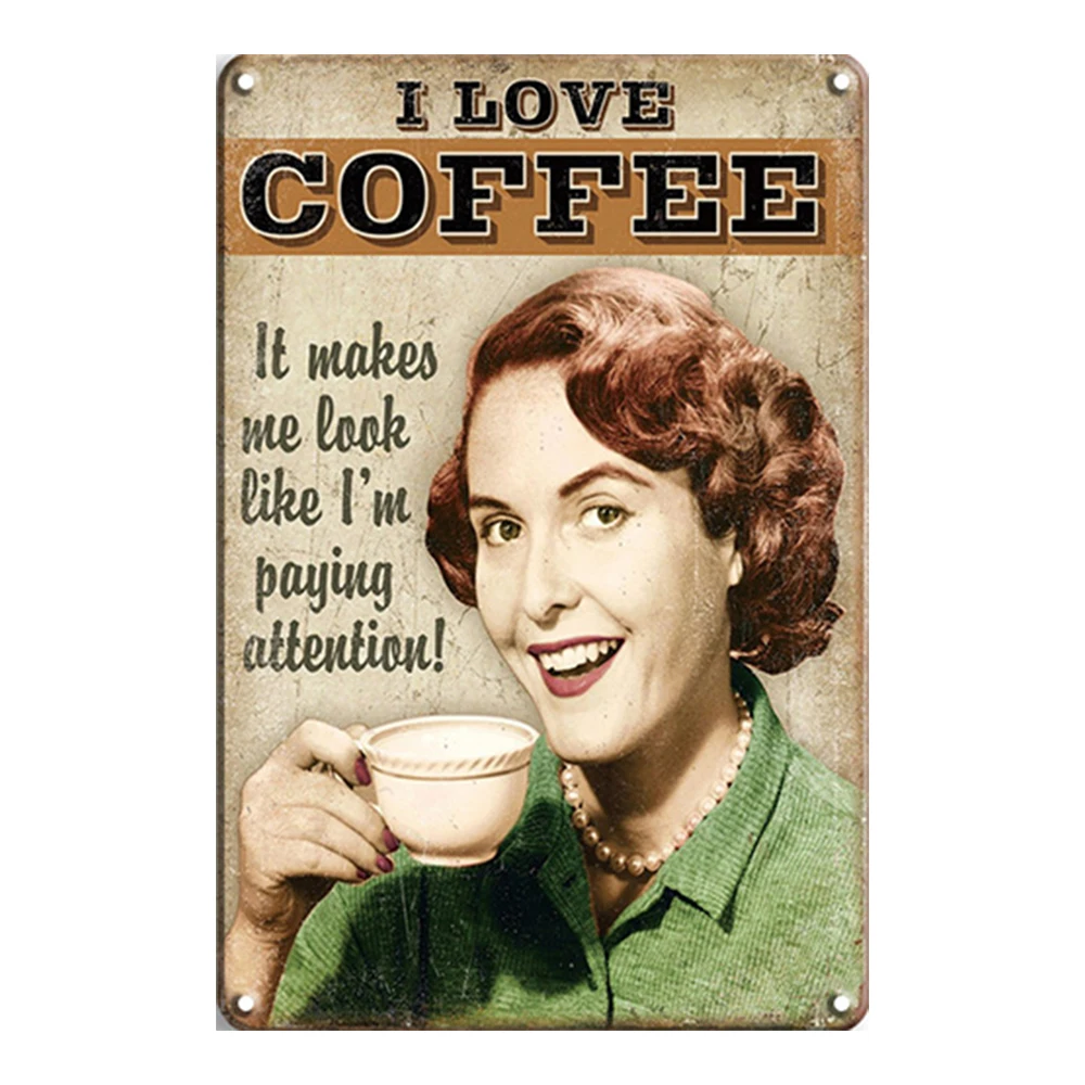 Custom vintage tin signs for decorative metal decoration tin sign vintage metal plate