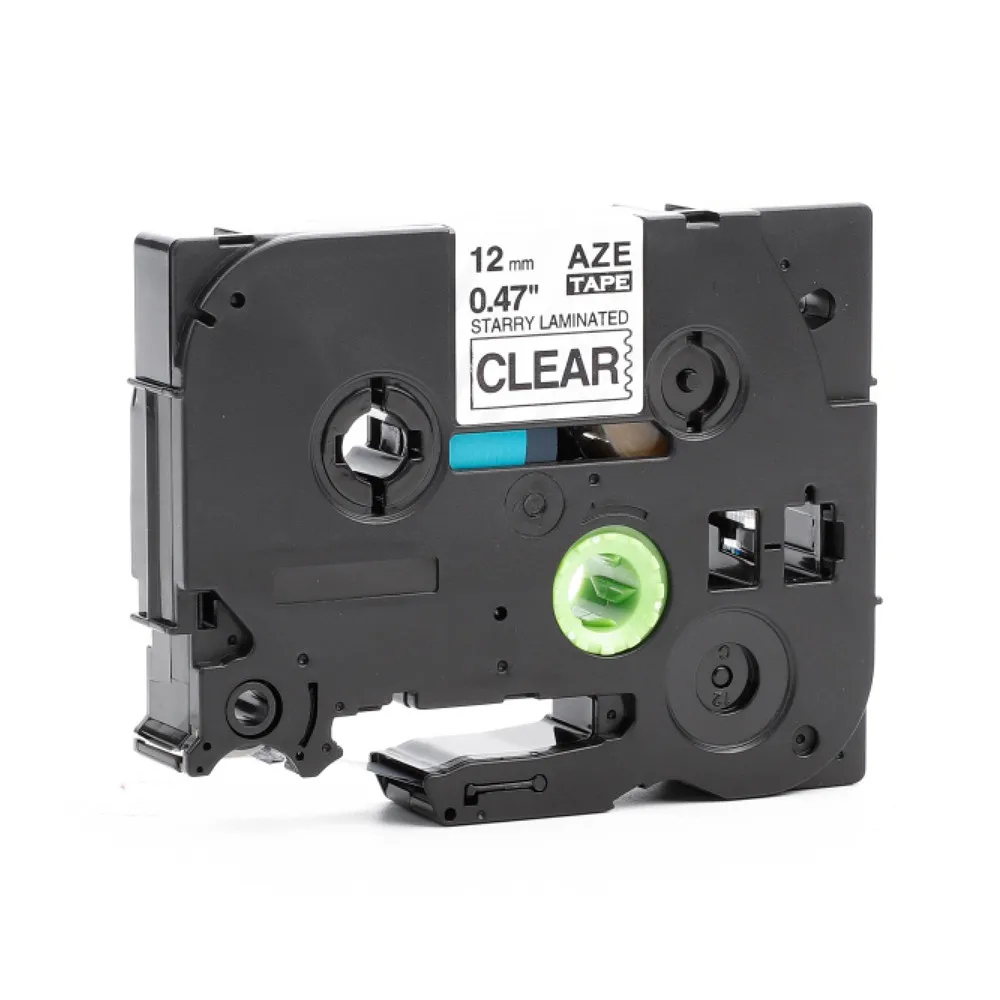 wholesale compatible TZe 231 TZe-231 TZe231 label tape 12mm black on white tape TZe-231 compatible for brother made in china