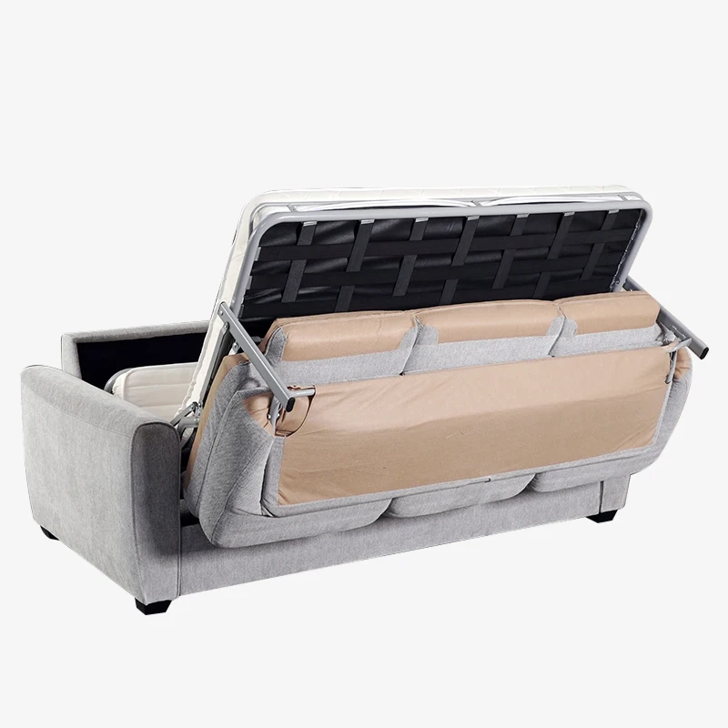 European American Style Convertible 3 Seaters Sofa Sleeper Bed Modern Living Room Sofa Bed Furniture