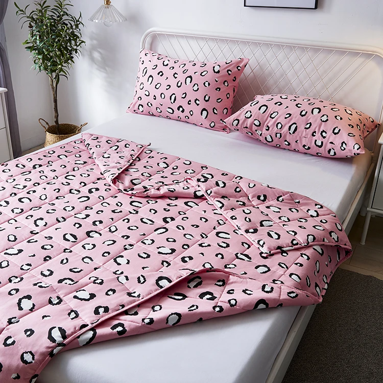 Minky and organic cotton beads kids unicorn 5 lb 10 lbs weighted blanket kids bamboo